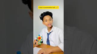 A day with child in examination hall👶🏻🔥 shorts indian comedy relatable goduk exam [upl. by Almeida935]