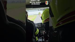 Anfahrt Unfall B 129 feuerwehr firefighter autounfall [upl. by Drew]