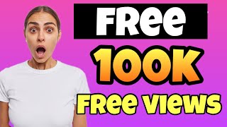 How to Get free 100k Video Views on TikTok 2024 [upl. by Starling]