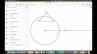 GeoGebra Tutorial  How to Copy a Triangle using SSS Congruence [upl. by Ueihtam731]