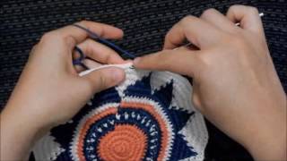 How to Crochet a WayuuStyle Base  Part 3 [upl. by Neelyahs219]