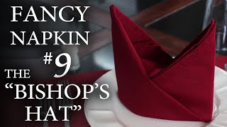 Fancy Napkin 9  The quotBishops Hatquot [upl. by Syck]