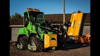 Avant 760i with McConnell 3530 Hedge Cutter [upl. by Sucram]