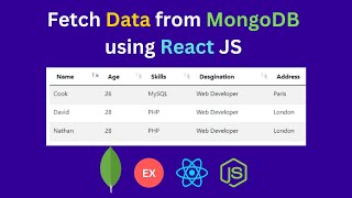 Fetch Data from Mongo DB and Show it to React using Node JS [upl. by Arrol679]