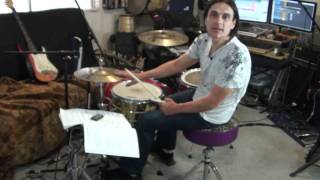 Tocar Bateria  Ostinato 103 [upl. by Esiocnarf]