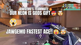 EG JAWGEMO Crazy NEON ACE With BUCKY🤯 JAWGEMO Fastest Ace In Ascent🔥🥵 [upl. by Hertzog]