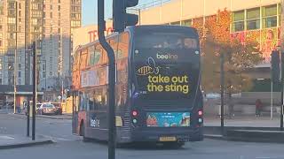 Here is the Berkshire bus 34383 on the number 7 in Slough Thursday 21 November 2024 [upl. by Ardnoyek899]