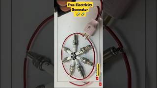 Free Electricity Generator shorts experiment outofmind funny [upl. by Ilrebma]