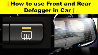 How to use Front and Rear Defogger in Car  UandI Automobiles [upl. by Irrok]