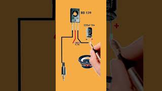 Making Audio Amplifier Speaker speaker diy shorts [upl. by Fleisig]