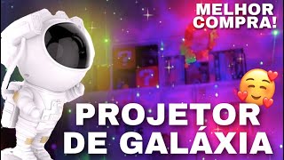 VOCÊ VAI QUERER Projetor Astronauta  Efeito Galáxia EM CASA [upl. by Drarig222]