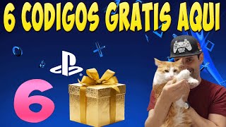 6 CÓDIGOS GRATIS para PS4 PS5 en este video  noticia muy buena para PS5 [upl. by Ahsyas520]