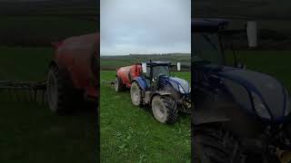 Slurry tanking flatout subscribe 2024 agriculture djimini3pro farmequipment newholland [upl. by Ichabod]