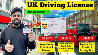 How to get UK🇬🇧Driving License for International Student  How to apply Provisional Driving License [upl. by Case773]