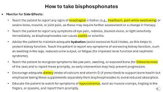 How to take bisphosphonates [upl. by Otrebire807]