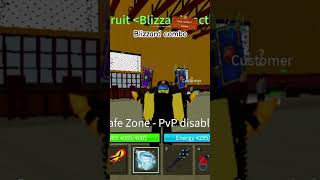 Blizzard combo blox fruits  electric  Iron mace  bazooka bloxfruits short ❄️ [upl. by Kariotta]