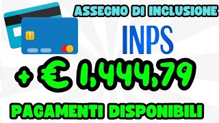 🤑 PAGAMENTO REDDITO DI INCLUSIONE 🤑 ADI NOVEMBRE 2024 ✨️ PAGAMENTI AVVENUTI 🤑 ASSEGNO DI INCLUSIONE [upl. by Llain195]