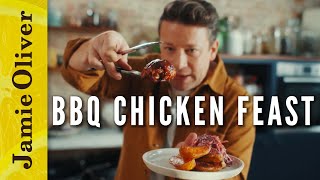 BBQ Chicken Feast  Jamie Olivers £1 Wonders Channel 4 Mondays 8pm UK [upl. by Yspyg]