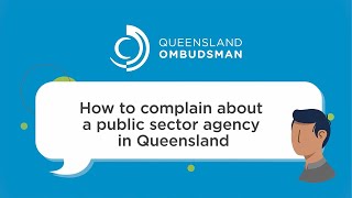 How to complain about a public sector agency in Queensland  Auslan interpretation [upl. by Neeneg53]