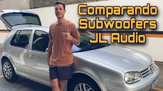 Subwoofer JL Audio 10w6 V3 vs JL Audio 8w7 AE [upl. by Yerocal]