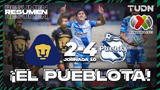 Resumen y goles  Pumas 24 Puebla  CL2023  Liga Mx J10  TUDN [upl. by Anneg]