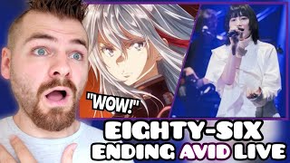 Reacting to EIGHTYSIX ENDING quotAVIDquot  Sawano Hiroyuki x Mizuki LIVE  nZk  REACTION [upl. by Hannon]