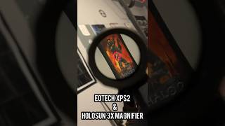 Eotech XPS2 amp Holosun 3x magnifier on a 16” rifle build [upl. by Enicul448]