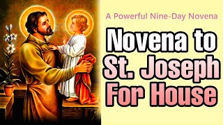 Powerful Novena to St Joseph for House or Shelter  Catholic Prayers  Powerful Novenas [upl. by Nahtaj]