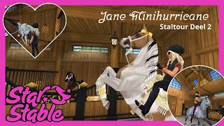 Starstable met Jane minihurricane Staltour nummer 2 [upl. by Ahsertal]