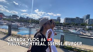 CANvlog 🇨🇦6  Vieux Montréal la plage à Montréal  SSENSE Premier Burger [upl. by Gould]