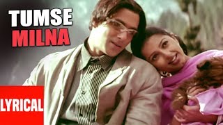 Tumse Milna Lyrical Video  Tere Naam  Himesh Reshammiya  Salman Khan Bhoomika Chawla [upl. by Decato329]