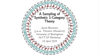 A Sampling of Synthetic 1Category Theory  Jacob Neumann [upl. by Notniw]