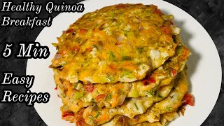 Quinoa breakfast l Easy Quinoa Recipes High protein Breakfast  Weight Loss recipes Quinoa Recipes [upl. by Sherye]