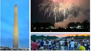 Fireworks in Washington DC 4th July 2024 [upl. by Terzas]