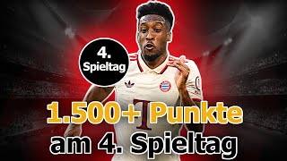 1500 Punkte am 4 Spieltag  Kickbase Bundesliga Spieltags Preview I Kickbaseking [upl. by Ekeiram379]