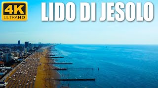 4K  Lido di Jesolo by Drone  Italy🇮🇹 [upl. by Ralaigh]