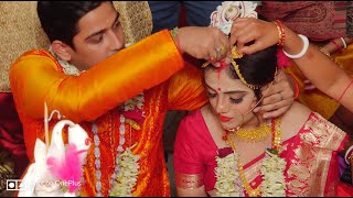 Bengali Wedding Video  Sourav Weds Bina [upl. by Frankhouse]