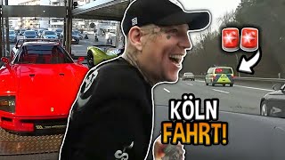 POLIZEI hält FAHRER an 🫢🚨  BEHIND THE SCENES bei der Baller League  MontanaBlack IRL [upl. by Boswell]