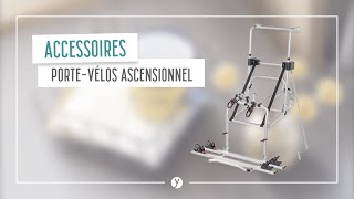 Démonstration du porte vélo ascensionnel Thule sur un campingcar [upl. by Aetnahc]