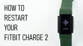 How to restart the Fitbit Charge 2  EASY STEP BY STEP TUTORIAL [upl. by Tarton]