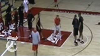 Shocking Viral Video Helps Oust Mike Rice Rutgers Basketball Coach  The New York Times [upl. by Cawley714]