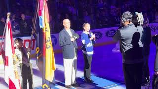 Josie singing at Tampa Bay Lightning’s game [upl. by Rooney]