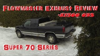 DIY Flowmaster Dual Exhaust Review  97 GMC K1500 [upl. by Neit365]