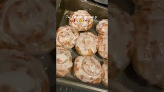 Cinnamon rolls 🤤🥯 preppygrwm fall skincarepreppygrwm cinamonroll preppygrwm morningroutine [upl. by Hedvah]