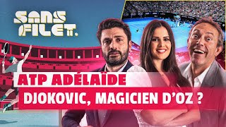 🎾 ATP Adélaïde  Novak Djokovic magicien dOz  Tennis [upl. by Hoisch199]