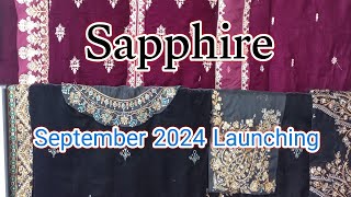 Sapphire New Launching Luxury Chiffon Collection 2024 3pice Sapphire 2024 3pice Collection [upl. by Nhor]