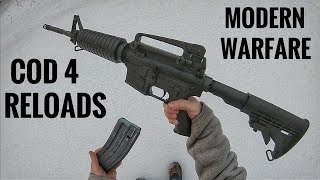 Call of Duty 4 Modern Warfare Reloads In Real Life [upl. by Fusuy]