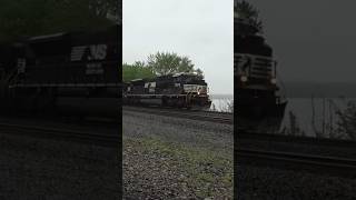 SD70ACU Pair at Duncannon  PA [upl. by Dranik]