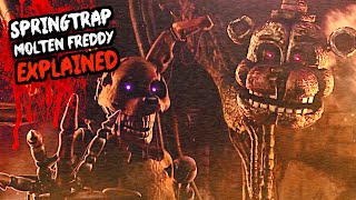 Springtrap amp Molten Freddy ENDING EXPLAINED  Five Nights At Freddys FNAF Security Breach THEORY [upl. by Llener]