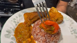 Cooking a Spicy Butter Fish Curry  Guyana butter Fish [upl. by Etra]